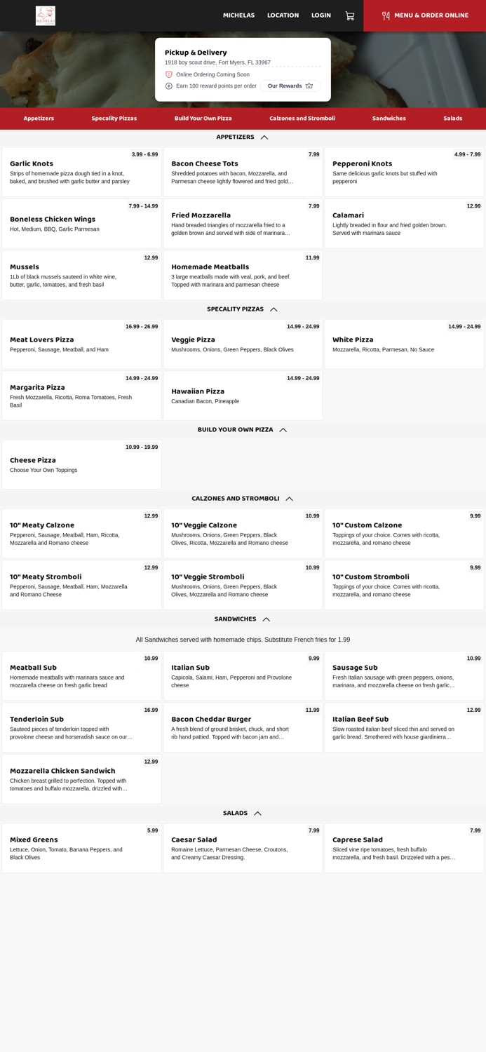 Michelas Pizzeria