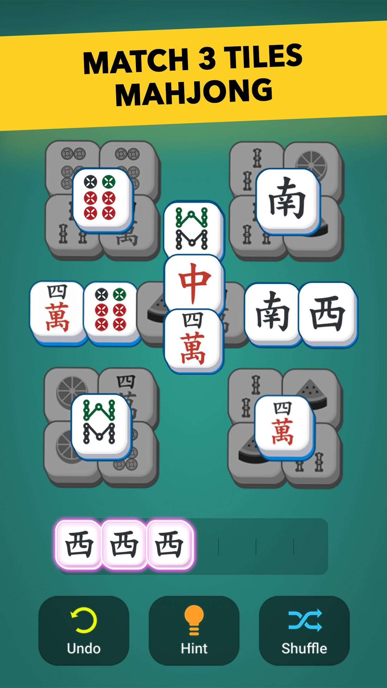 3 of the Same: Match 3 Mahjong