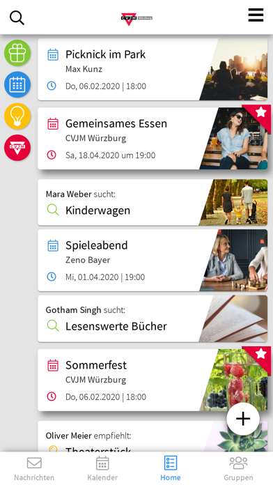 CVJM Würzburg Screenshot