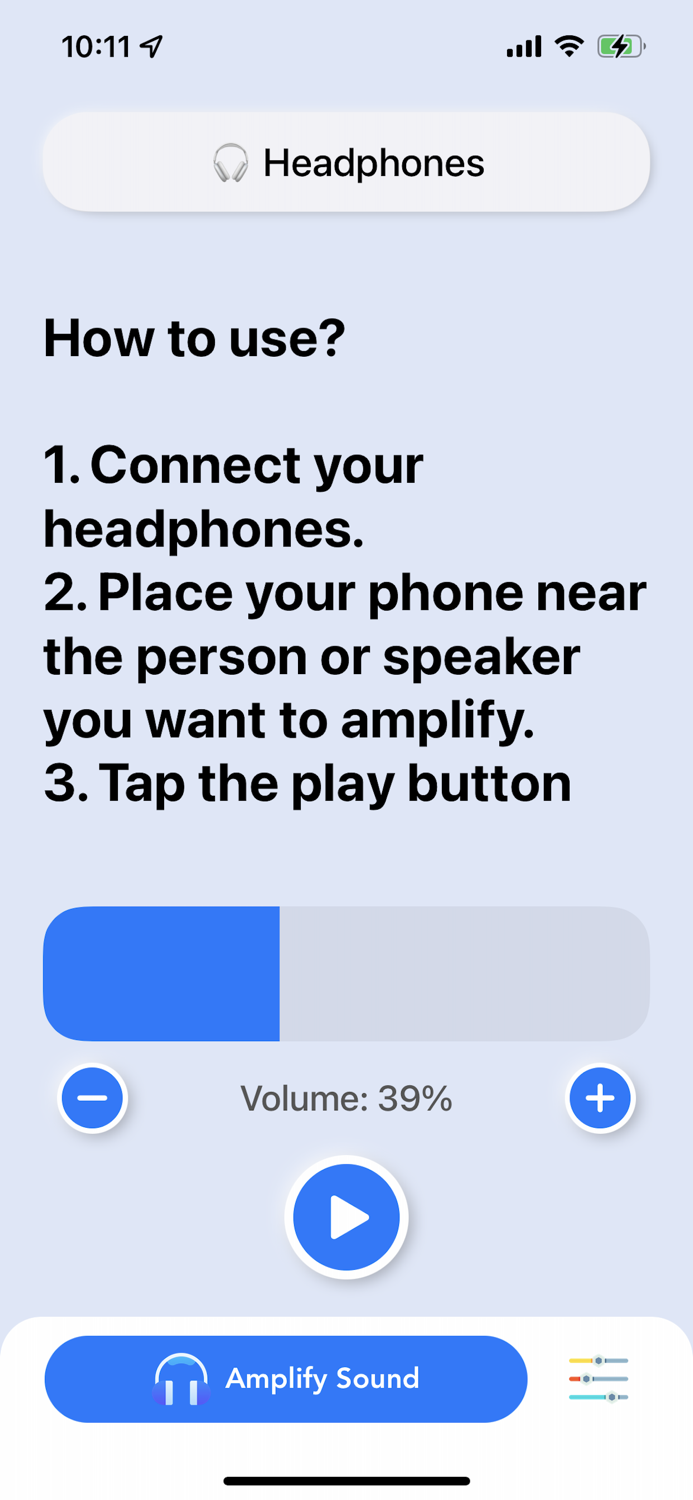 Sound Amplifier - Hearing Aid