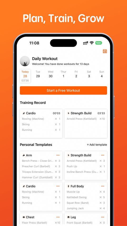 Workout - Planner & Tracker - 1.2.11 - (iOS)