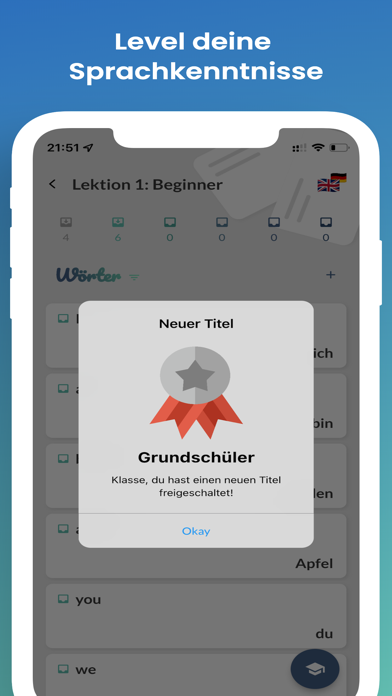 Vokabo - vocabulary coach Screenshot