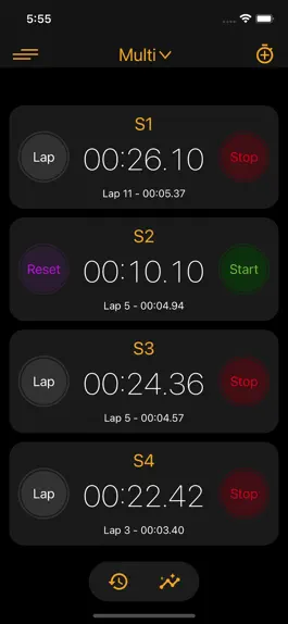 Game screenshot Stopwatch for Sport & Work apk