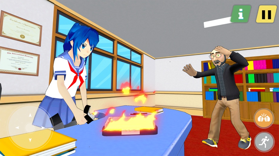 #5. Yandere Simulator High School (iOS) 由: Faiza Dilawar Dilawar Hussain