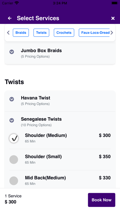 App screenshot