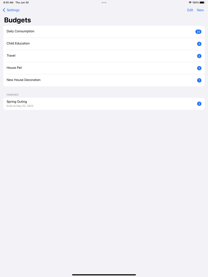 Money Goes Budget Tracker