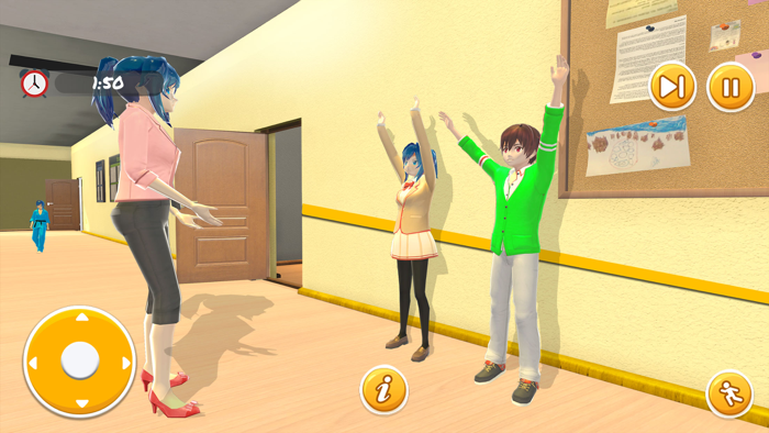 Anime Teacher High School Girl