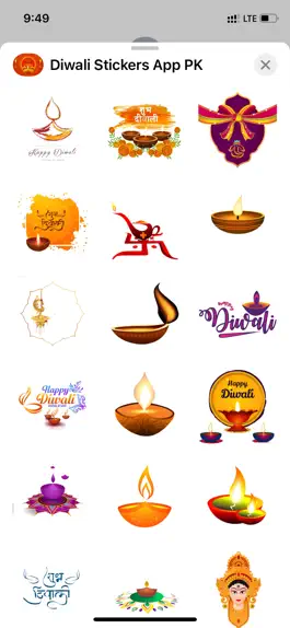 Game screenshot Happy Diwali HD Stickers apk