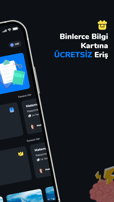 Finzy - YKS Bilgi Kartları Screenshot