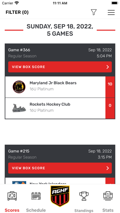 Atlantic Girls Hockey Fed. Screenshot