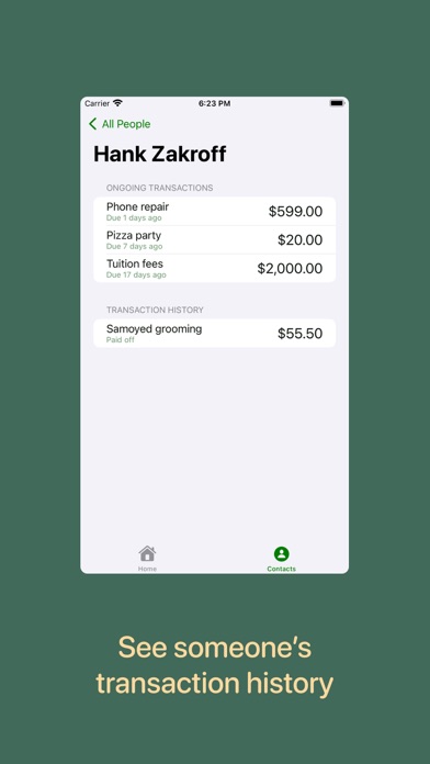 Money Rush - Loan Tracker Screenshot
