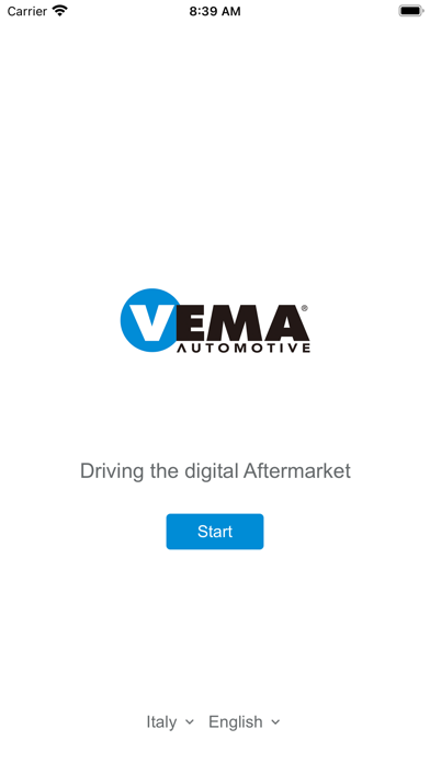 VEMA Catalogue Screenshot
