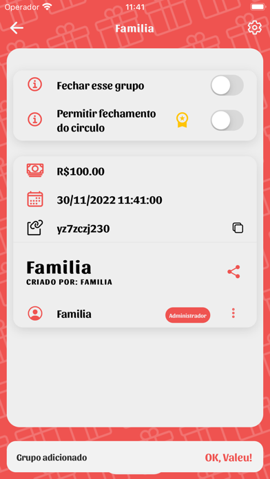 Amigo Secreto: Sorteio Nomes Screenshot