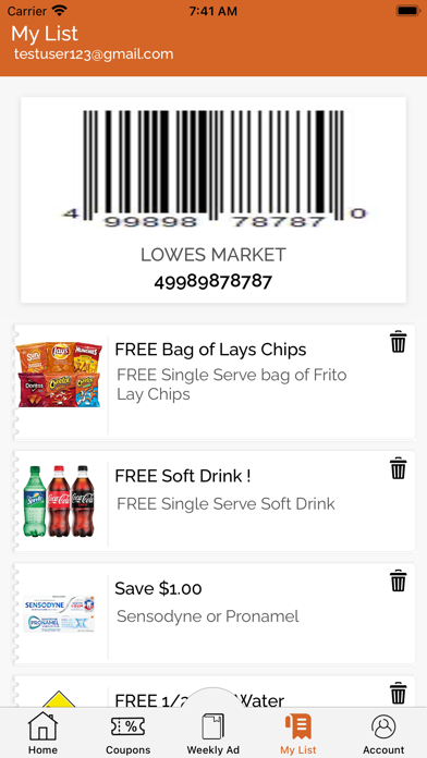 Lowe's Market Screenshot