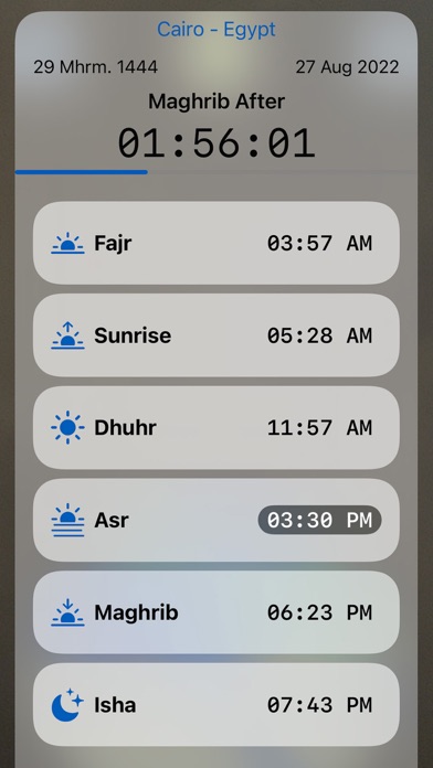 Screenshot #2 pour Qibla-AR + Prayer Times