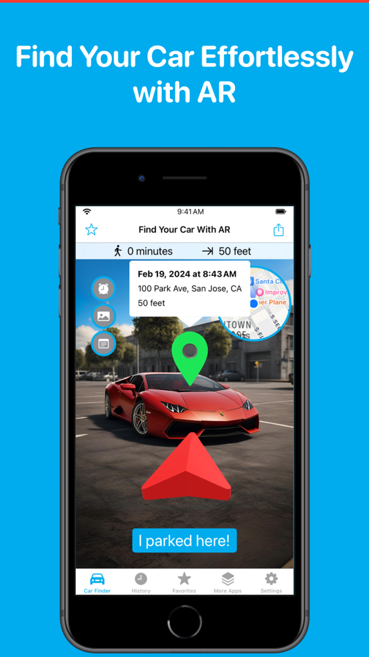 #1. Find Your Car with AR (iOS) 由: AugmentedWorks
