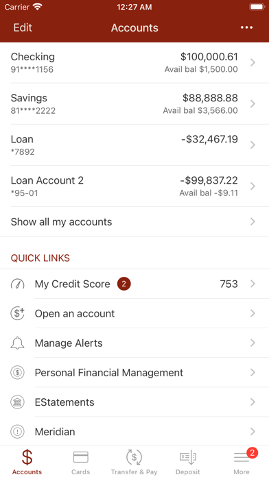 Community Bank – Avon, SD Screenshot