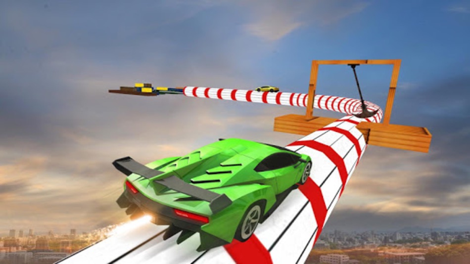 #4. Racing Car Stunts On Tracks 3d (iOS) 由: Evgeny Grishakov