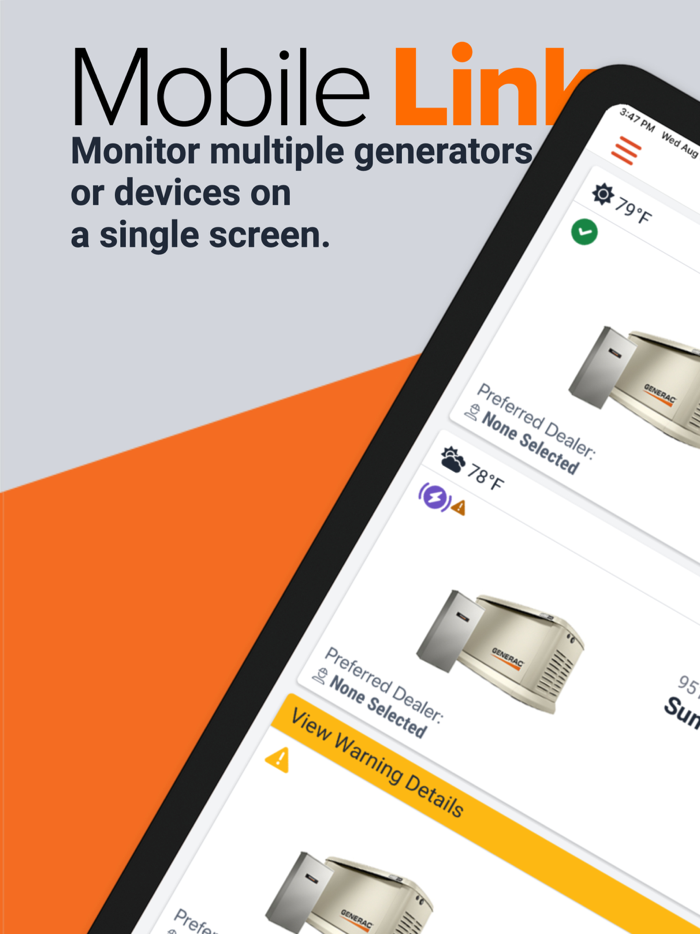 Mobile Link for Generators
