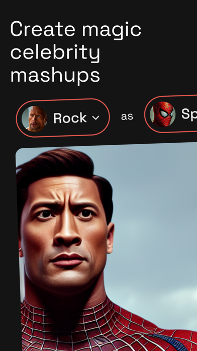 Recasty AI: celebs mashups Screenshot