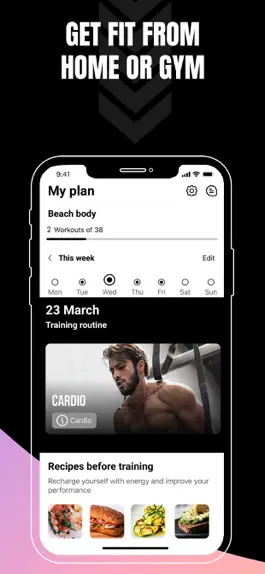 Game screenshot ORUX - Workouts and nutrition apk