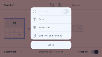 Matrix math calculator Pro Screenshot