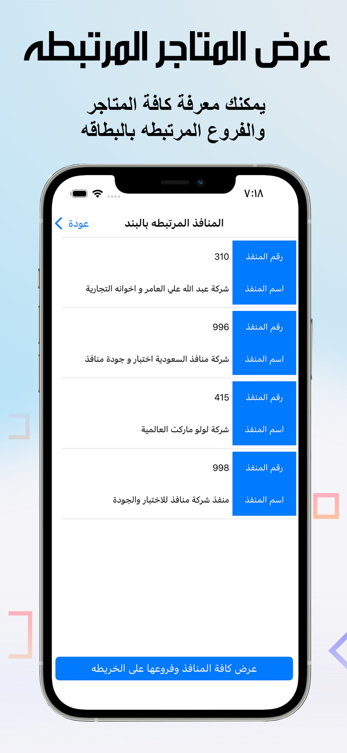 محفظة منافذ منافذ مستفيدين