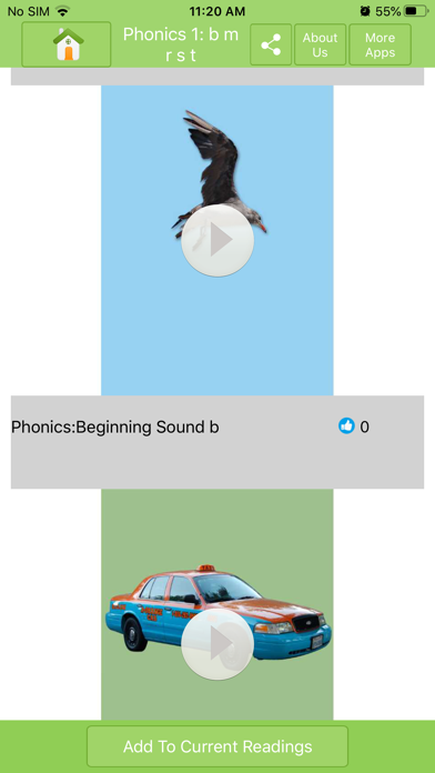 Phonics Audiocards Lite Screenshot