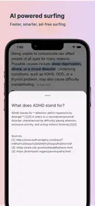 Focus: Private AI Web Browser screenshot #2 for iPhone