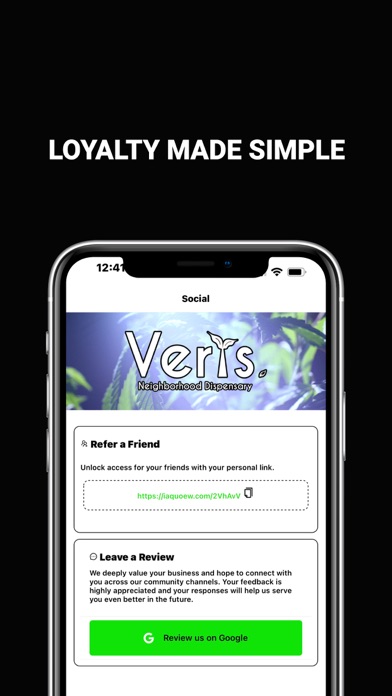 Verts Neighborhood Dispensary Screenshot