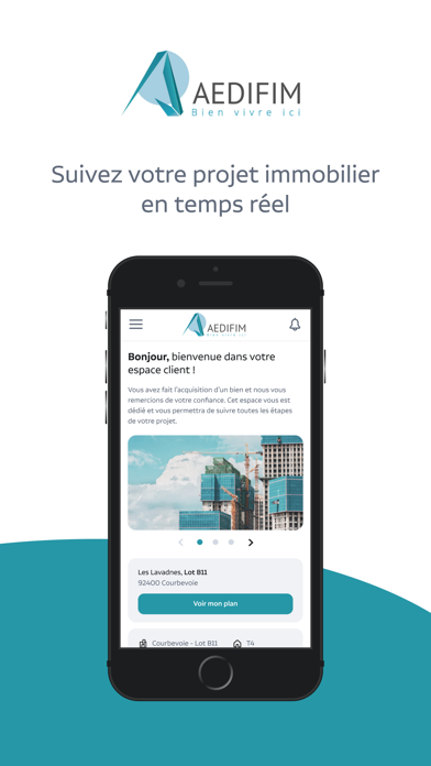 Screenshot #1 pour AEDIFIM - Espace client