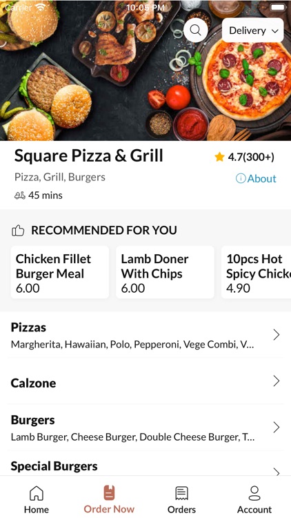 Square Pizza & Grill