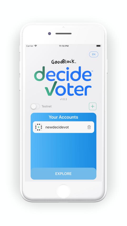 #1. GoodBlock™ Decide Voter (iOS) 由: GoodBlock