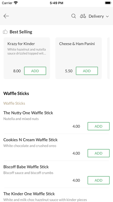 Peaches Dessert Bar & Gelato Screenshot