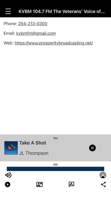 KVBM FM Screenshot