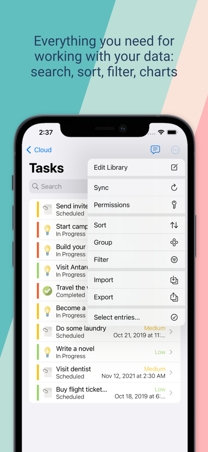 Memento Database screenshot 2