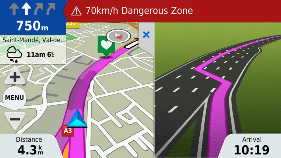 Garmin Motorize iPhone Screenshot 1