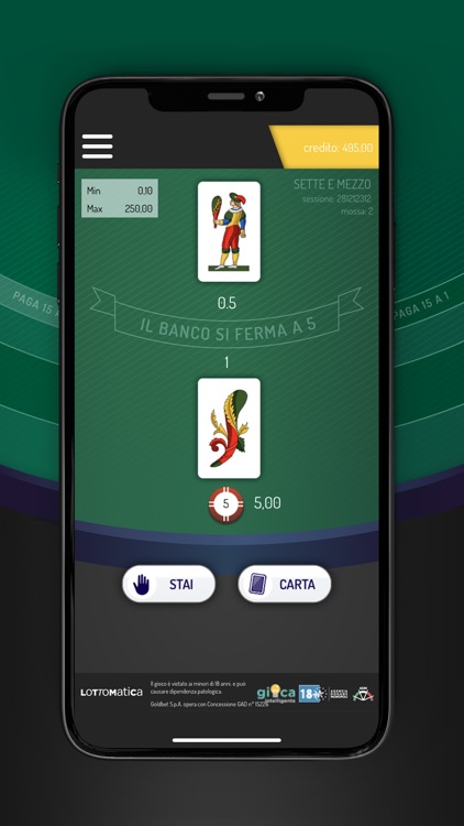 Lottomatica Sette e Mezzo