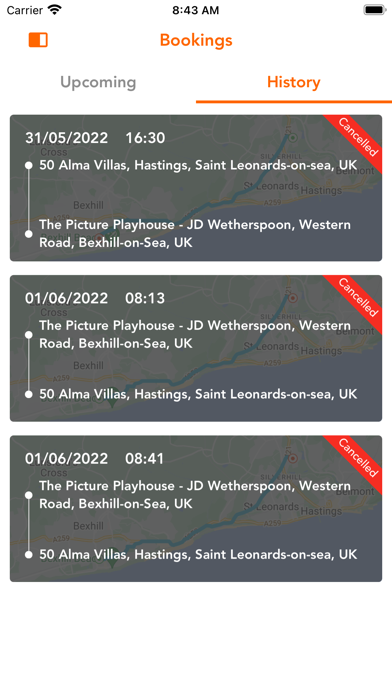 247 Taxis Hastings & Bexhill Screenshot