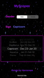 myscopes iphone screenshot 1