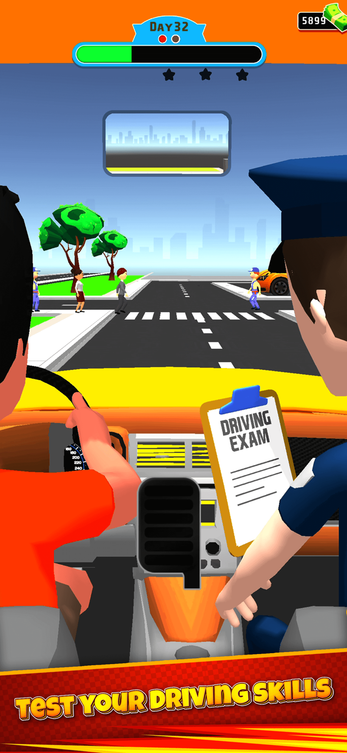 Driving Exam 3D - Traffic Test