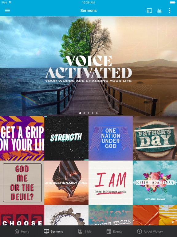 Victory Family Church App iPad screenshot 2 - Lifestyle app