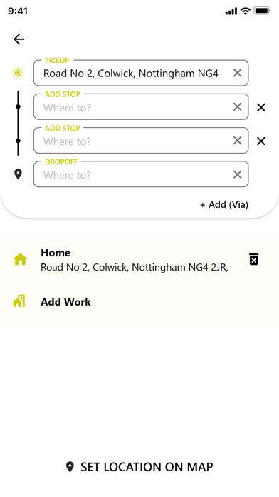Yellow Cars Nottingham Screenshot