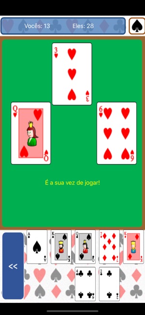 Sueca um jogo multiplayer na App Store