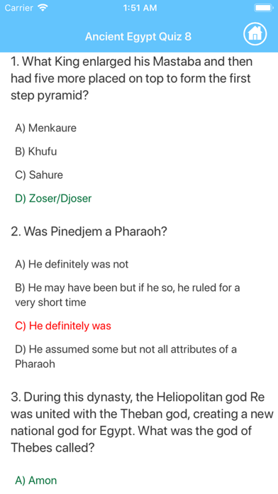 Ancient Egypt Quizzes Screenshot