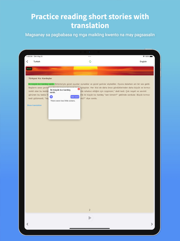 Tagalog Translator and Learn 