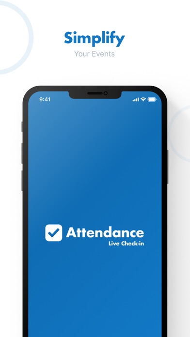 Attendance Live Check-in Screenshot