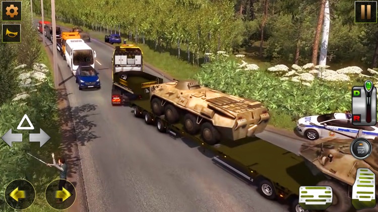 Army Truck Transport 3d