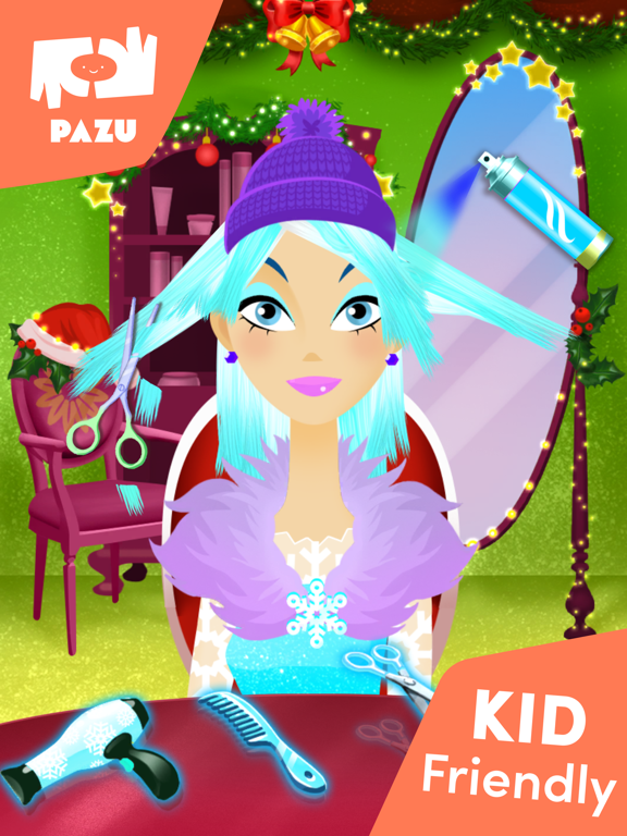 Screenshot #5 pour Girls Hair Salon Xmas