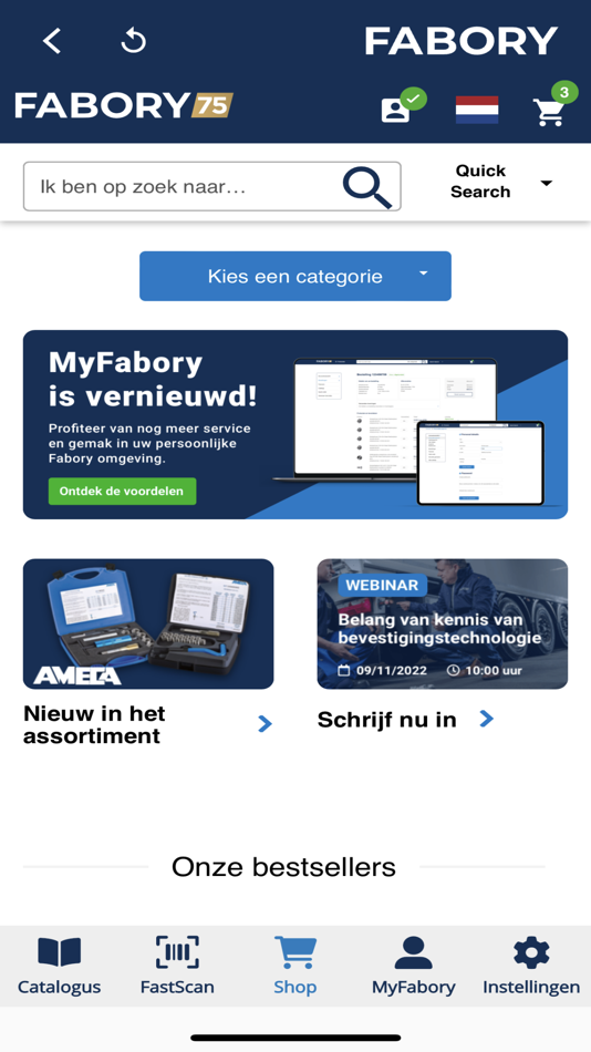 #1. MyFabory (iOS) By: Fabory Masters in Fasteners Group B.V.